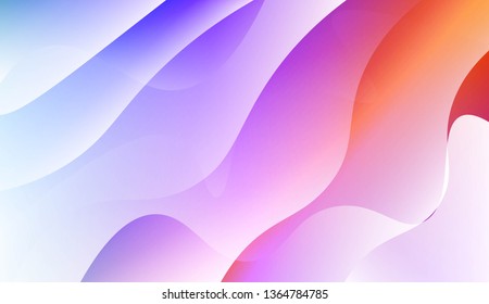 Futuristic Color Design Geometric Wave Shape. For Template Cell Phone Backgrounds. Vector Illustration with Color Gradient