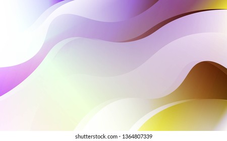 Futuristic Color Design Geometric Wave Shape. For Flyer, Brochure, Booklet And Websites Design Vector Illustration with Color Gradient