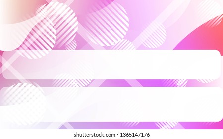 Futuristic Color Design Geometric Wave Shape, Lines, Circle. Dynamic shapes composition for landing page. For Your Design Wallpaper, Presentation, Banner, Flyer, Cover Page. Vector Illustration.