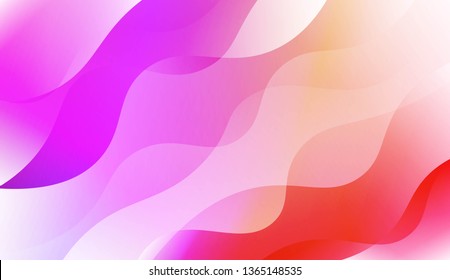 Futuristic Color Design Geometric Wave Shape. For Flyer, Brochure, Booklet And Websites Design Vector Illustration with Color Gradient