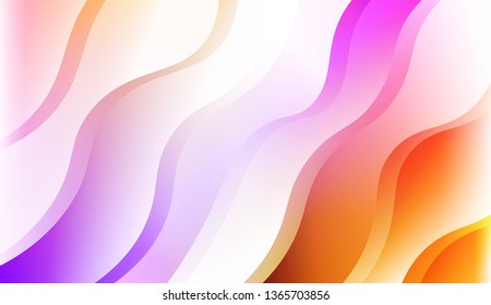 Futuristic Color Design Geometric Wave Shape. For Flyer, Brochure, Booklet And Websites Design Vector Illustration with Color Gradient