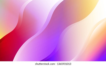 Futuristic Color Design Geometric Wave Shape. For Template Cell Phone Backgrounds. Vector Illustration with Color Gradient