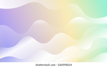 Futuristic Color Design Geometric Wave Shape. For Business Presentation Wallpaper, Flyer, Cover. Vector Illustration with Color Gradient