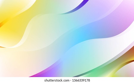 Futuristic Color Design Geometric Wave Shape. For Template Cell Phone Backgrounds. Vector Illustration with Color Gradient
