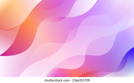 Futuristic Color Design Geometric Wave Shape. For Template Cell Phone Backgrounds. Vector Illustration with Color Gradient