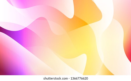 Futuristic Color Design Geometric Wave Shape. For Flyer, Brochure, Booklet And Websites Design Vector Illustration with Color Gradient