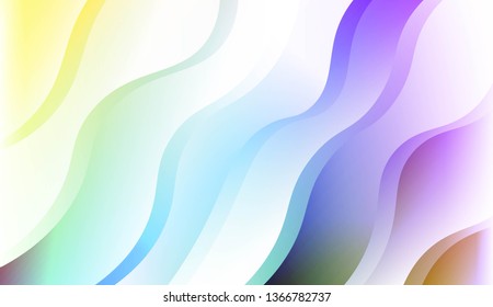 Futuristic Color Design Geometric Wave Shape. For Flyer, Brochure, Booklet And Websites Design Vector Illustration with Color Gradient