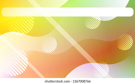 Futuristic Color Design Geometric Wave Shape, Lines, Circle. Dynamic shapes composition for landing page. For Your Design Wallpaper, Presentation, Banner, Flyer, Cover Page. Vector Illustration.