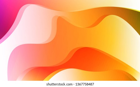 Futuristic Color Design Geometric Wave Shape. For Flyer, Brochure, Booklet And Websites Design Vector Illustration with Color Gradient