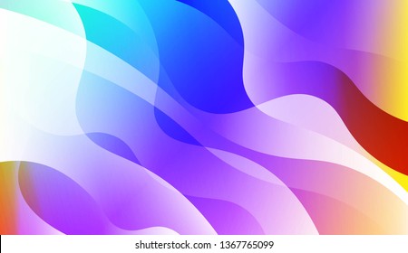 Futuristic Color Design Geometric Wave Shape. For Flyer, Brochure, Booklet And Websites Design Vector Illustration with Color Gradient