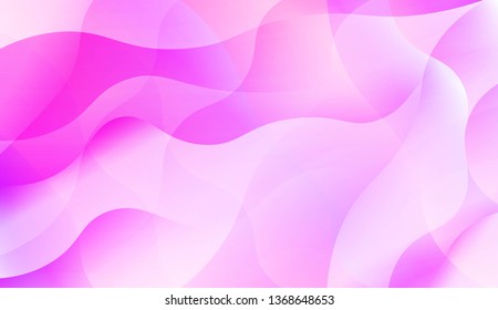 Futuristic Color Design Geometric Wave Shape, Lines. For Your Design Wallpapers Presentation. Vector Illustration with Color Gradient