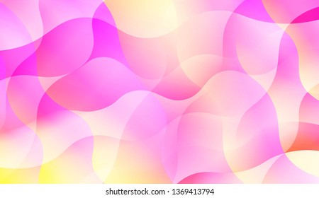 Futuristic Color Design Geometric Wave Shape, Lines. For Your Design Wallpapers Presentation. Vector Illustration with Color Gradient