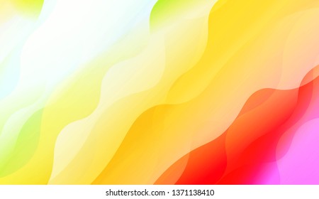Futuristic Color Design Geometric Wave Shape, Lines. For Your Design Wallpapers Presentation. Vector Illustration with Color Gradient