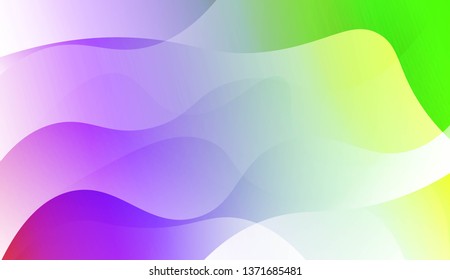 Futuristic Color Design Geometric Wave Shape. For Flyer, Brochure, Booklet And Websites Design Vector Illustration with Color Gradient