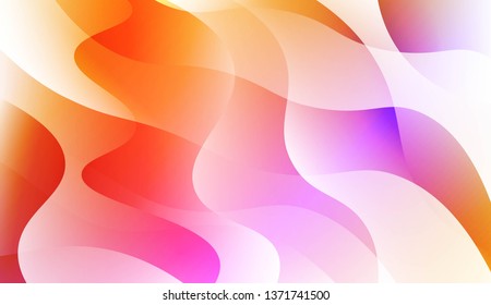 Futuristic Color Design Geometric Wave Shape. For Flyer, Brochure, Booklet And Websites Design Vector Illustration with Color Gradient