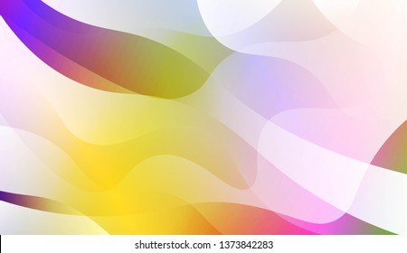 Futuristic Color Design Geometric Wave Shape. For Flyer, Brochure, Booklet And Websites Design Vector Illustration with Color Gradient