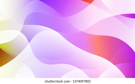Futuristic Color Design Geometric Wave Shape. For Flyer, Brochure, Booklet And Websites Design Vector Illustration with Color Gradient