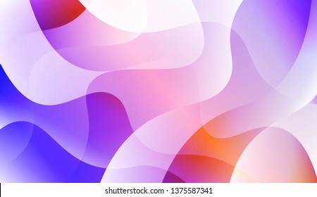 Futuristic Color Design Geometric Wave Shape. For Flyer, Brochure, Booklet And Websites Design Vector Illustration with Color Gradient