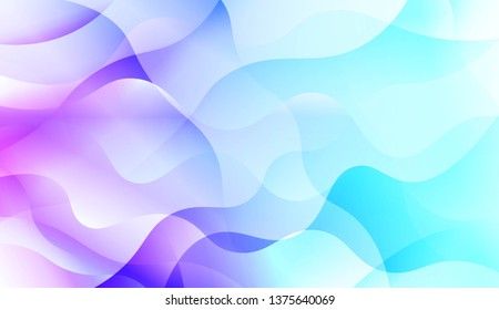 Futuristic Color Design Geometric Wave Shape, Lines. For Your Design Wallpapers Presentation. Vector Illustration with Color Gradient