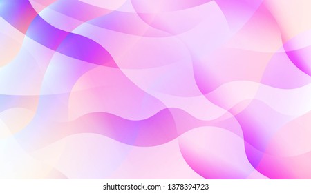 Futuristic Color Design Geometric Wave Shape, Lines. For Your Design Wallpapers Presentation. Vector Illustration with Color Gradient