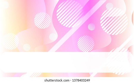Futuristic Color Design Geometric Wave Shape, Lines, Circle. Dynamic shapes composition for landing page. For Your Banner, Flyer, Cover Page, Landing Page. Vector Illustration with Color Gradient