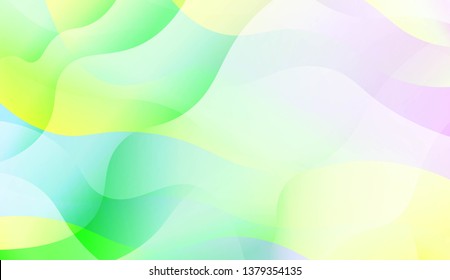 Futuristic Color Design Geometric Wave Shape, Lines. For Your Design Wallpapers Presentation. Vector Illustration with Color Gradient