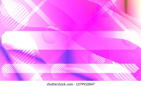 Futuristic Color Design Geometric Wave Shape, Lines, Circle. Dynamic shapes composition for landing page. For Your Banner, Flyer, Cover Page, Landing Page. Vector Illustration with Color Gradient