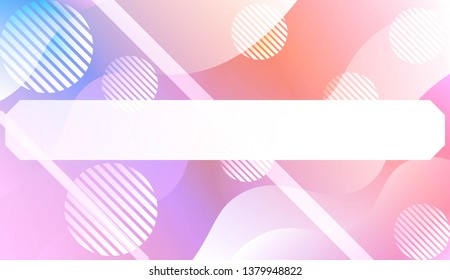 Futuristic Color Design Geometric Wave Shape, Lines, Circle. Dynamic shapes composition for landing page. For Your Banner, Flyer, Cover Page, Landing Page. Vector Illustration with Color Gradient