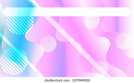 Futuristic Color Design Geometric Wave Shape, Lines, Circle. Dynamic shapes composition for landing page. For Your Banner, Flyer, Cover Page, Landing Page. Vector Illustration with Color Gradient