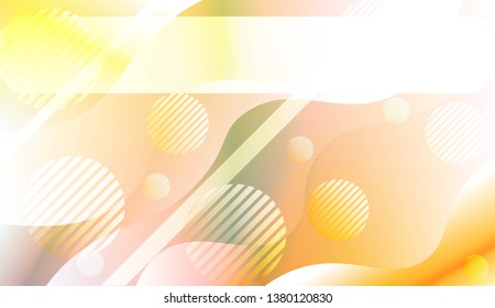 Futuristic Color Design Geometric Wave Shape, Lines, Circle. Dynamic shapes composition for landing page. For Your Banner, Flyer, Cover Page, Landing Page. Vector Illustration with Color Gradient