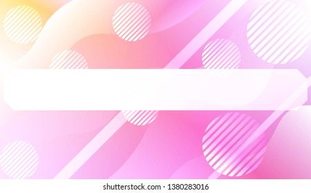 Futuristic Color Design Geometric Wave Shape, Lines, Circle. Dynamic shapes composition for landing page. For Your Banner, Flyer, Cover Page, Landing Page. Vector Illustration with Color Gradient