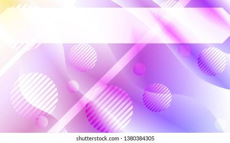 Futuristic Color Design Geometric Wave Shape, Lines, Circle. Dynamic shapes composition for landing page. For Your Banner, Flyer, Cover Page, Landing Page. Vector Illustration with Color Gradient