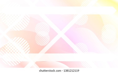 Futuristic Color Design Geometric Wave Shape, Lines, Circle. Dynamic shapes composition for landing page. For Your Banner, Flyer, Cover Page, Landing Page. Vector Illustration with Color Gradient
