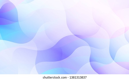 Futuristic Color Design Geometric Wave Shape, Lines. For Your Design Wallpapers Presentation. Vector Illustration with Color Gradient