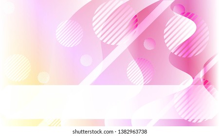 Futuristic Color Design Geometric Wave Shape, Lines, Circle. Dynamic shapes composition for landing page. For Your Banner, Flyer, Cover Page, Landing Page. Vector Illustration with Color Gradient