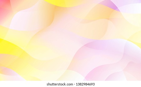 Futuristic Color Design Geometric Wave Shape, Lines. For Your Design Wallpapers Presentation. Vector Illustration with Color Gradient