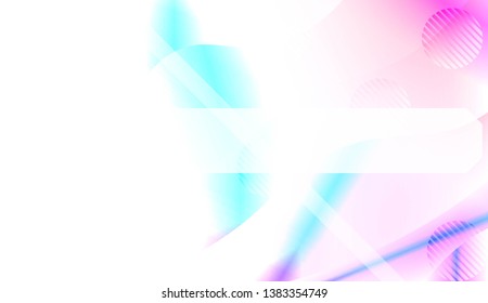 Futuristic Color Design Geometric Wave Shape, Lines, Circle. Dynamic shapes composition for landing page. For Your Banner, Flyer, Cover Page, Landing Page. Vector Illustration with Color Gradient