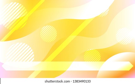 Futuristic Color Design Geometric Wave Shape, Lines, Circle. Dynamic shapes composition for landing page. For Your Banner, Flyer, Cover Page, Landing Page. Vector Illustration with Color Gradient