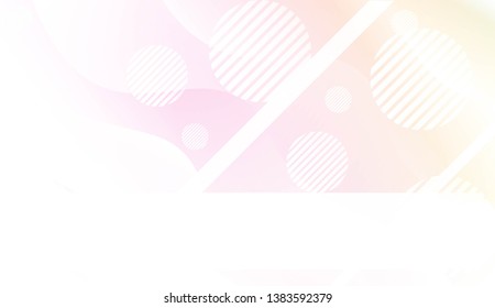 Futuristic Color Design Geometric Wave Shape, Lines, Circle. Dynamic shapes composition for landing page. For Your Banner, Flyer, Cover Page, Landing Page. Vector Illustration with Color Gradient