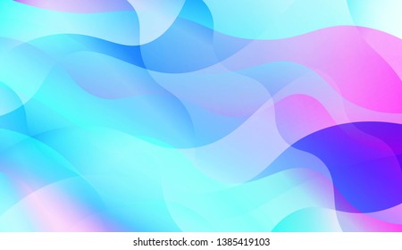 Futuristic Color Design Geometric Wave Shape, Lines. For Your Design Wallpapers Presentation. Vector Illustration with Color Gradient