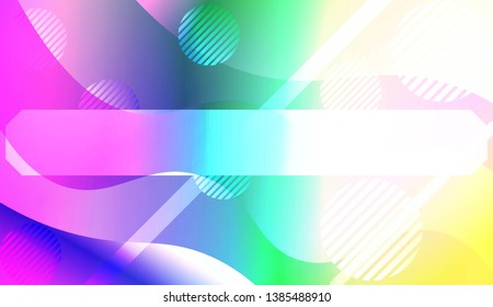 Futuristic Color Design Geometric Wave Shape, Lines, Circle. Dynamic shapes composition for landing page. For Your Banner, Flyer, Cover Page, Landing Page. Vector Illustration with Color Gradient