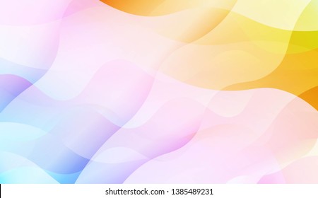 Futuristic Color Design Geometric Wave Shape, Lines. For Your Design Wallpapers Presentation. Vector Illustration with Color Gradient