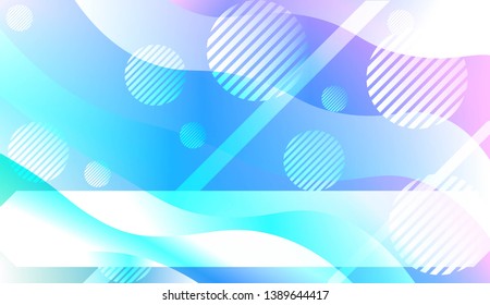 Futuristic Color Design Geometric Wave Shape, Lines, Circle. Dynamic shapes composition for landing page. For Your Banner, Flyer, Cover Page, Landing Page. Vector Illustration with Color Gradient