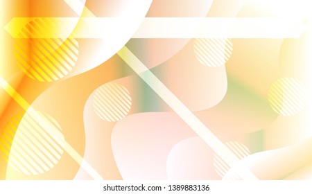 Futuristic Color Design Geometric Wave Shape, Lines, Circle. Dynamic shapes composition for landing page. For Your Banner, Flyer, Cover Page, Landing Page. Vector Illustration with Color Gradient