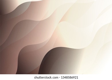 Futuristic Color Geometric Wave Shape. Creative Vector illustration. For club poster design