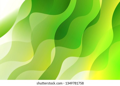 Futuristic Color Geometric Wave Shape. Creative Vector illustration. For club poster design