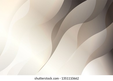 Futuristic Color Geometric Wave Shape. Creative Vector illustration. For club poster design