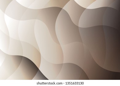 Futuristic Color Geometric Wave Shape. Creative Vector illustration. For club poster design