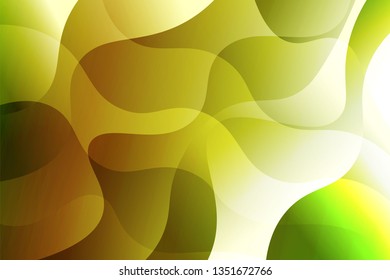 Futuristic Color Geometric Wave Shape. Creative Vector illustration. For club poster design
