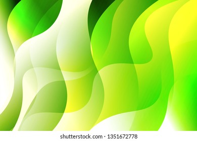 Futuristic Color Geometric Wave Shape. Creative Vector illustration. For club poster design